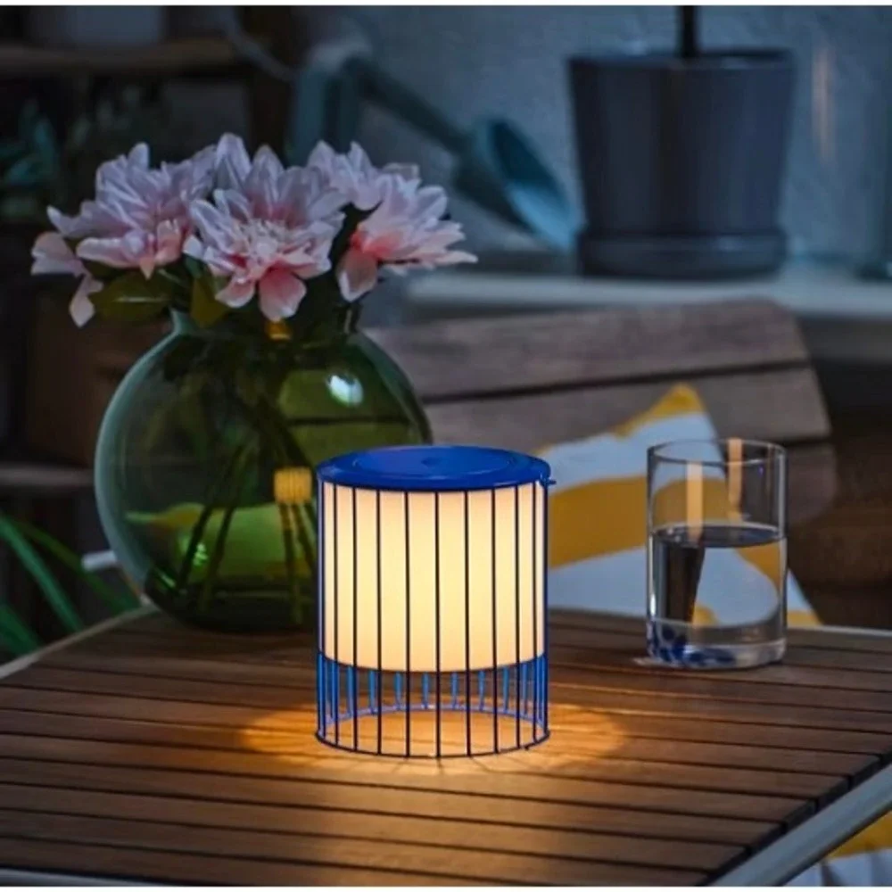IKEA Solvinden LED Table Lamp Blue 5 7/8